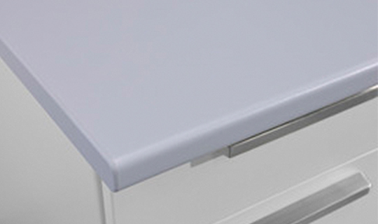 Melamine resin facing/post-forming