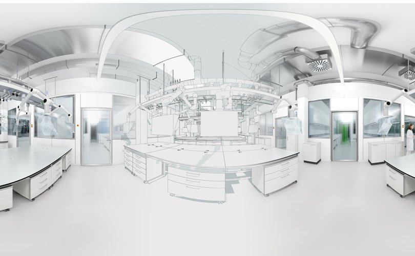 Laboratory planning with BIM