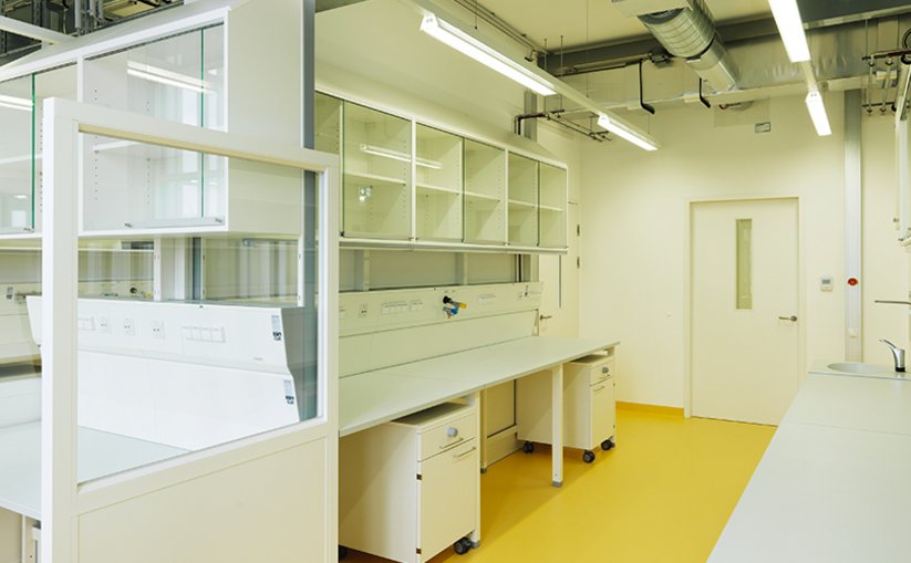Laboratory modules at the Med Campus Graz