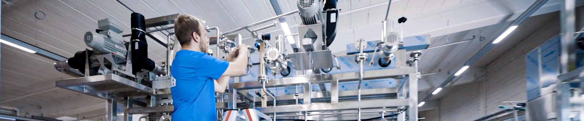 Wartung an Produktionsanlage