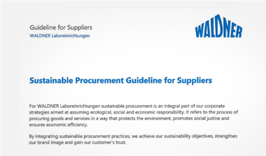 Guideline for Suppliers