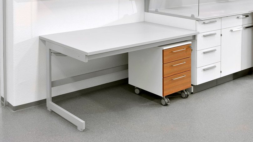 Arbeitsplatz im Labor