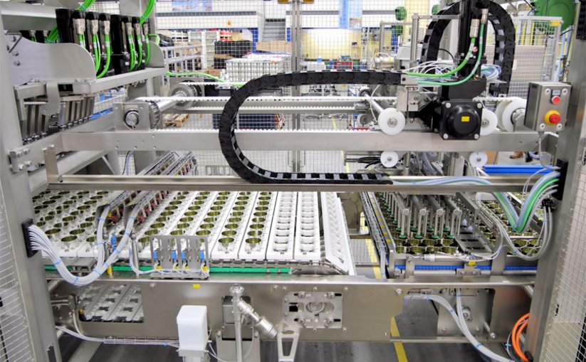 Conveyor belt of a filling machine