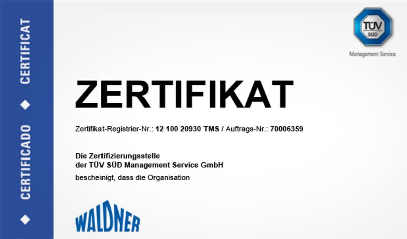 Zertifikat Qualitätsmanagement
