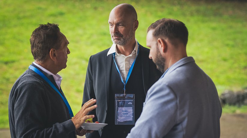 Waldner Labor Fachsymposium: Teilnehmer im Gespräch