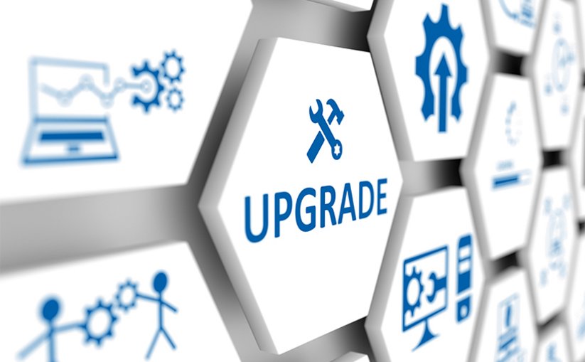 Grafik, die das Konzept von Retrofit symbolisiert, dargestellt durch Icons
