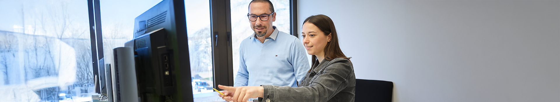 3D-Modell einer Schule mit verschiedenen Laboren
