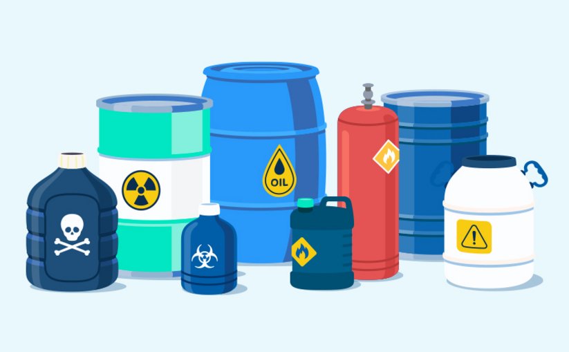 Chemical substances form an Ex zone