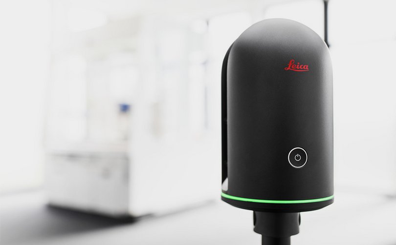 3D-Laserscanner erfasst Laborumgebung