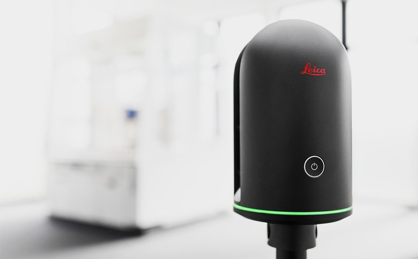 3D-Laserscanner erfasst Laborumgebung