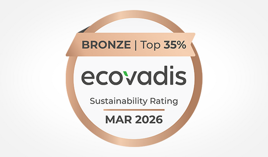 EcoVadis certificate