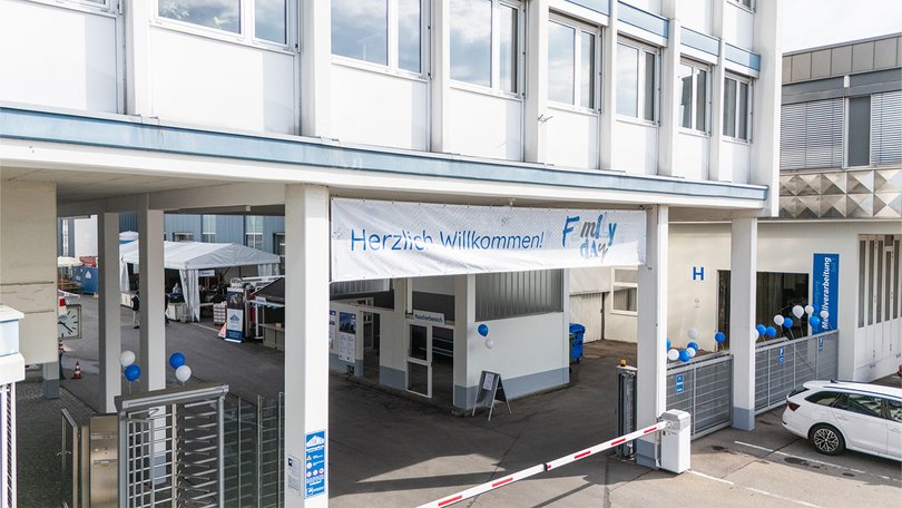 EIngangsbereich beim Family Day 2025