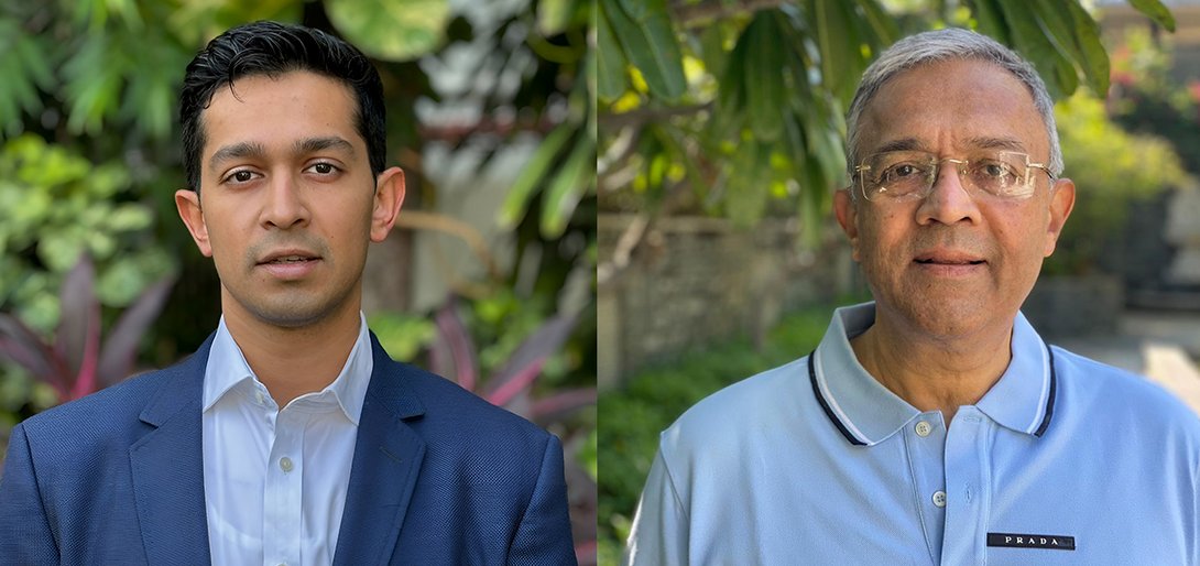 Adhiraj Patel CEO (links) und Mayur Patel (rechts), Chairman & Managing Director GD Waldner