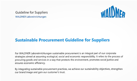Guideline for Suppliers