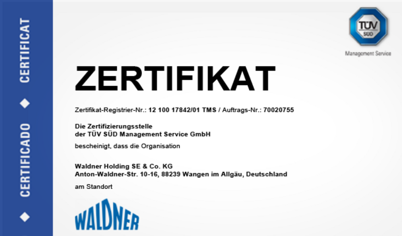 Zertifikat Qualitätsmanagement
