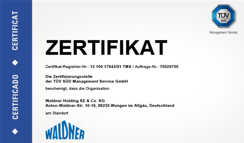 Zertifikat Qualitätsmanagement