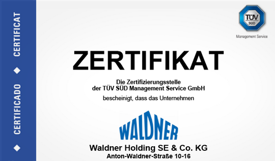 Zertifikat Energiemanagementsystem
