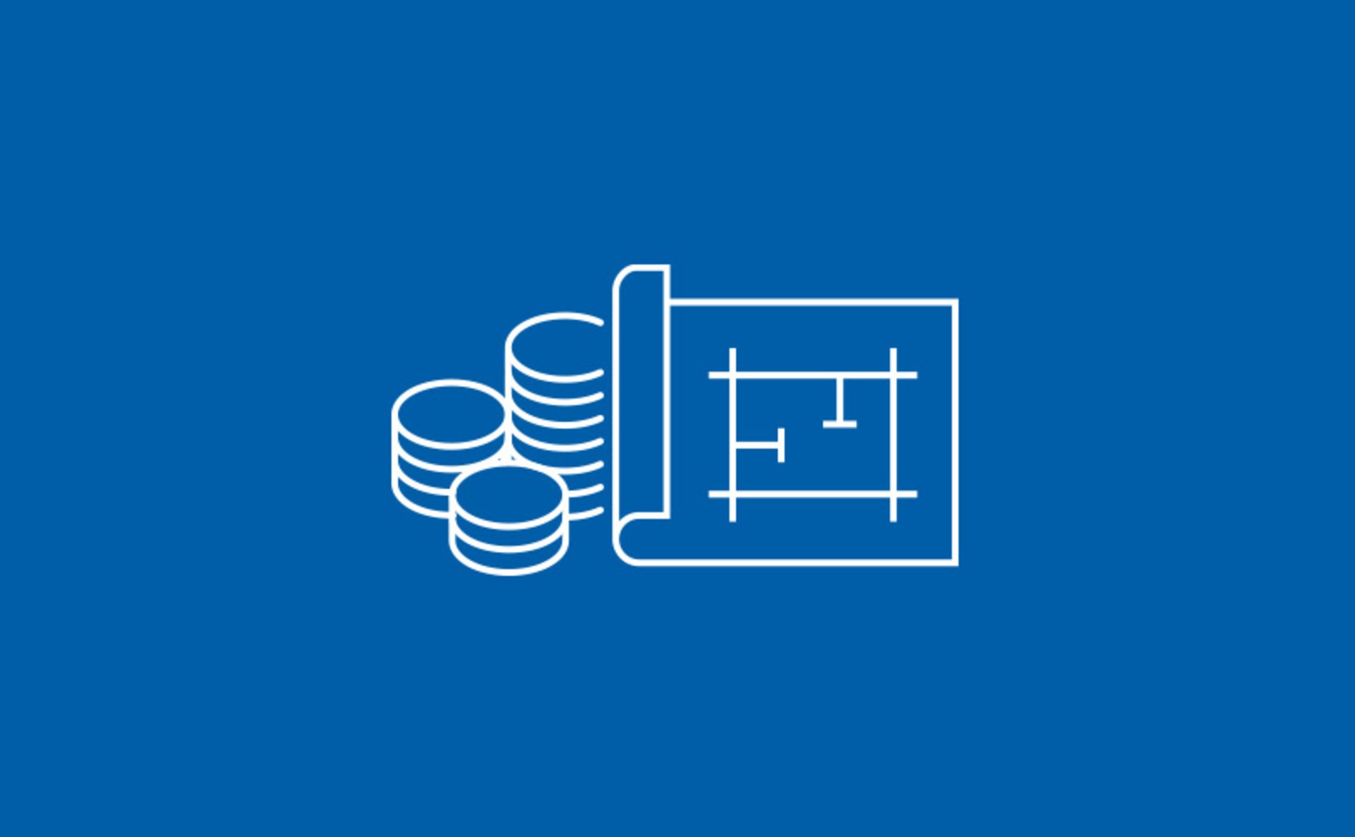 Icon money and floor plan