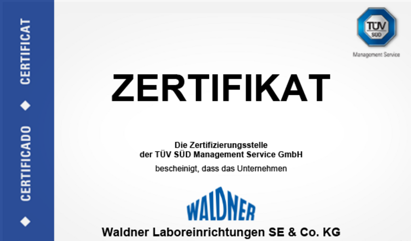 Zertifikat Arbeits- und Gesundheitsschutzmanagement