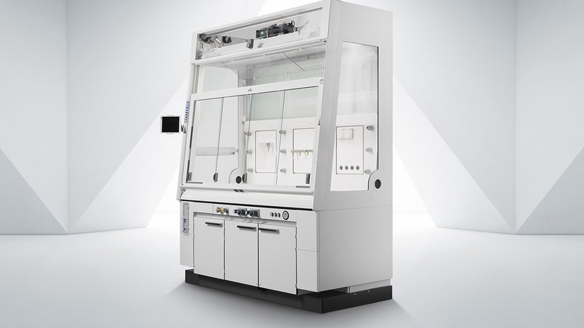 Transparent Secuflow Vision laboratory fume hood