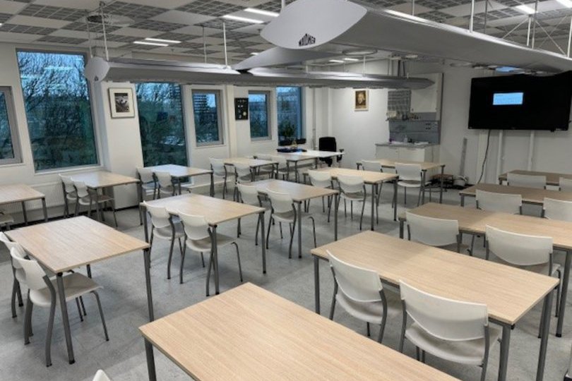 Modern science classrooms