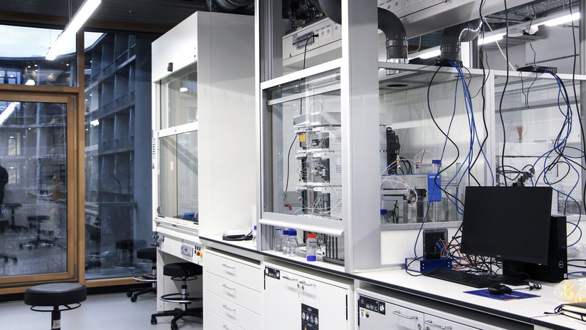 Laboratory close-up