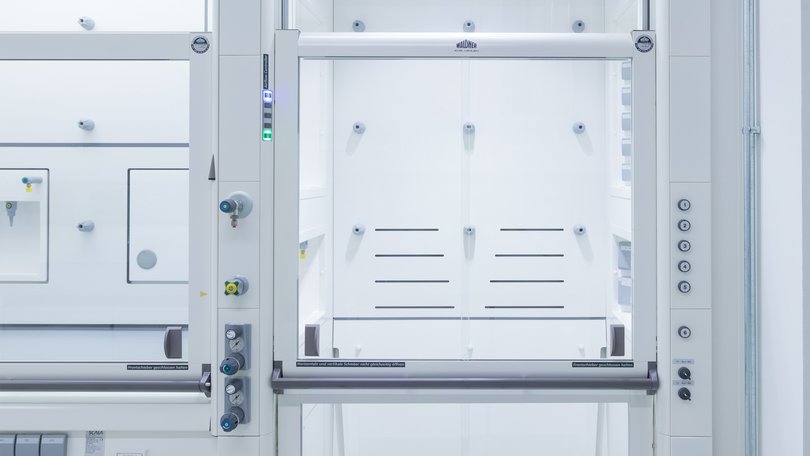 Detailaufnahme Laborabzug