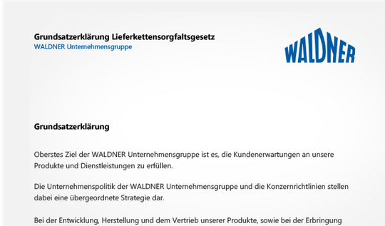 Grundsatzerklärung LkSG