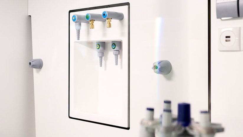 Possible media modules in the fume hood
