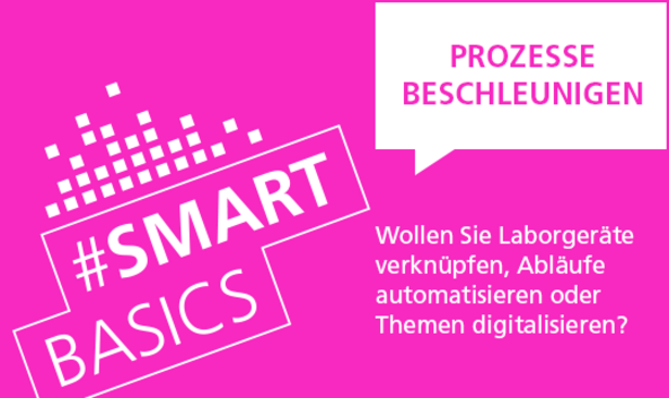 Wollen Sie Laborgeräte verknüpfen, Abläufe automatisieren oder Themen digitalisieren?