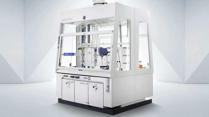 Back to back Secuflow Vision fume hoods