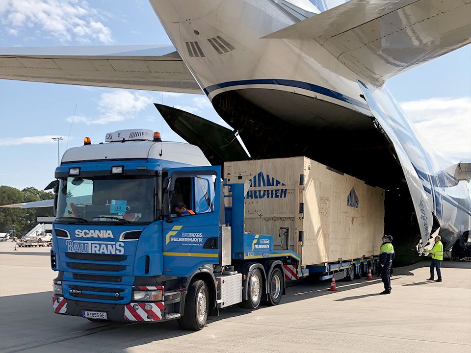 Loading Boxes in an airplane