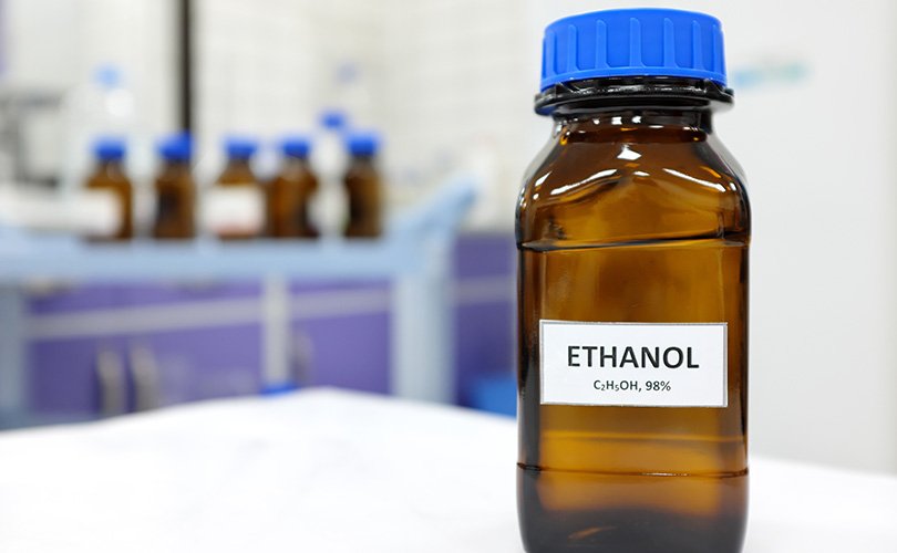 Ethanol bottle